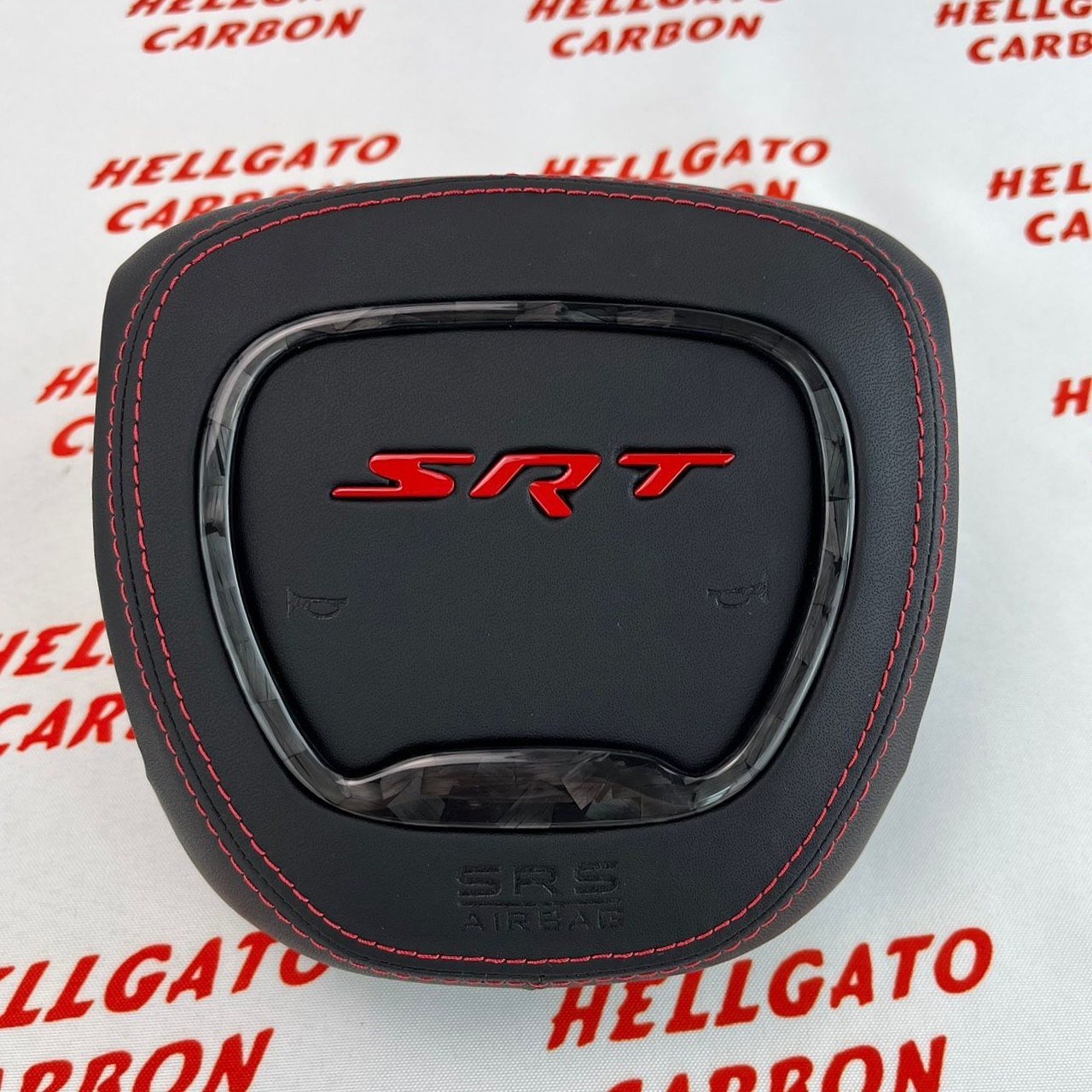 2014–2023 Jeep Grand Cherokee SRT Custom Black Forged Carbon Fiber Steering Wheel | OEM Flat Bottom | Heated | Extended Paddle Shifters - Image 9