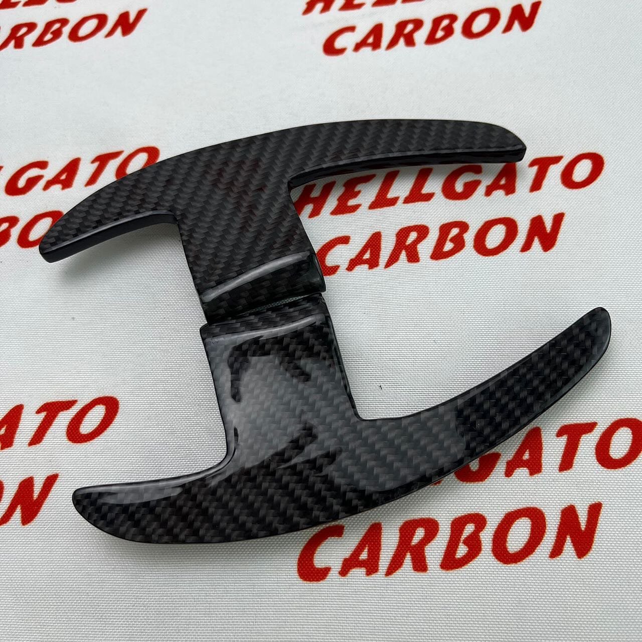 2024 BMW M8 Competition Custom Gloss Black Carbon Fiber Steering Wheel | OEM Flat Bottom | LED Shift Lights | Alcantara - Image 9