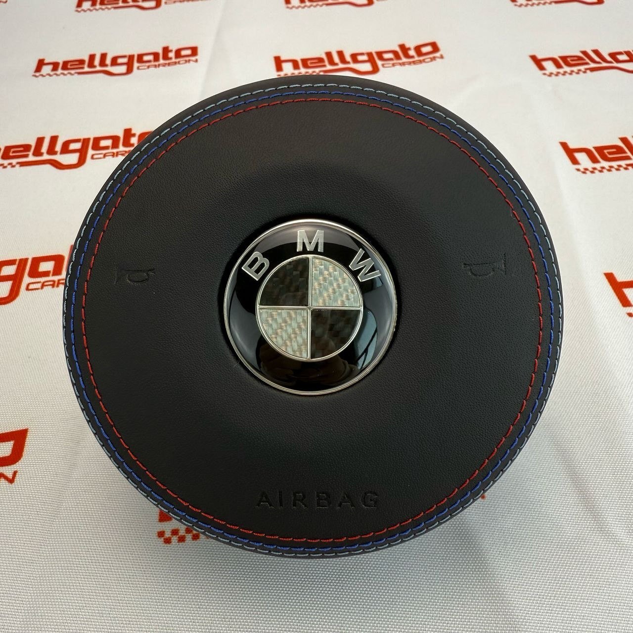 2015 BMW F80 M3 Custom Gloss Black Carbon Fiber Steering Wheel | OEM Flat Bottom | LED Shift Lights | BMW M Performance - Image 13