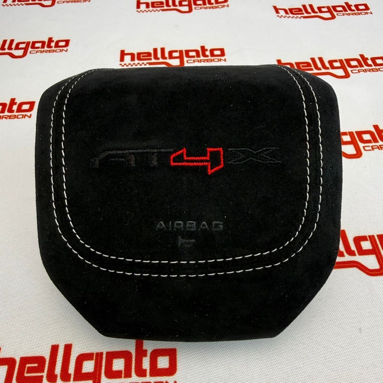 2026 GMC Sierra 1500 Custom Matte Black Forged Carbon Fiber Steering Wheel | OEM Flat Bottom | Heated | AT4X | AEV Edition - Image 11