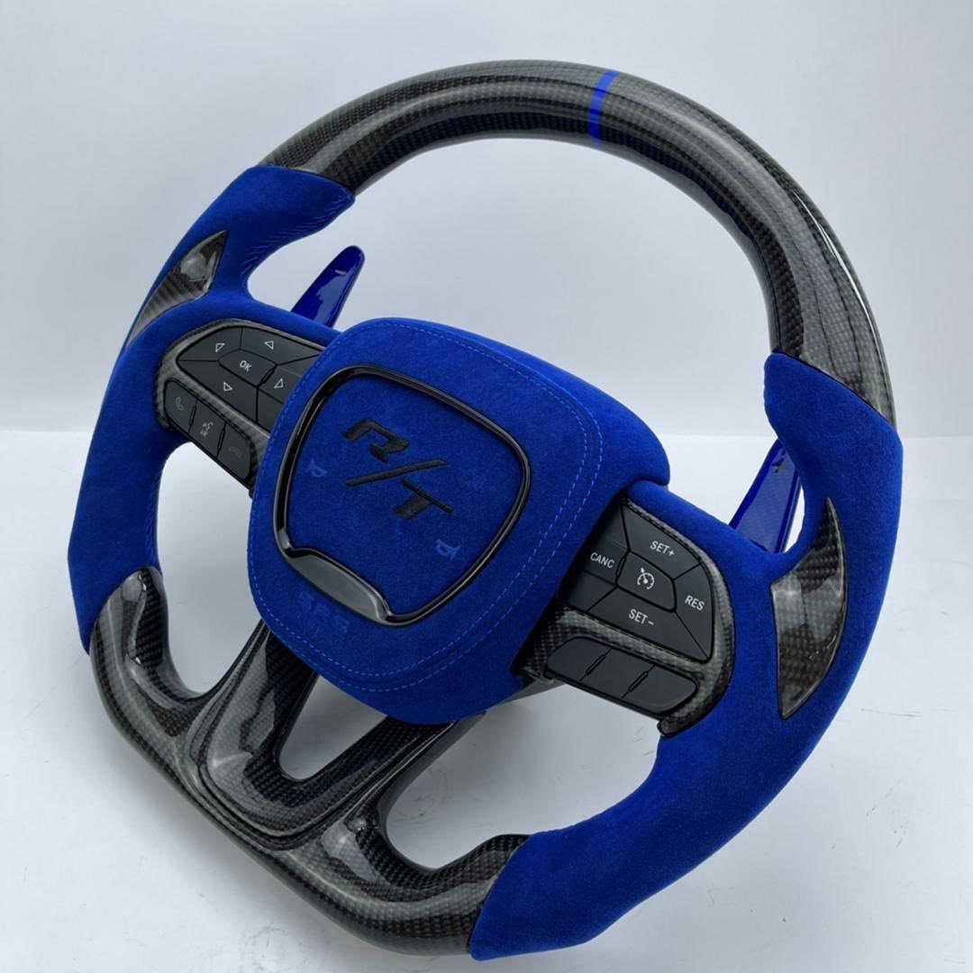 Blue Full custom Oem steering wheel - Image 2