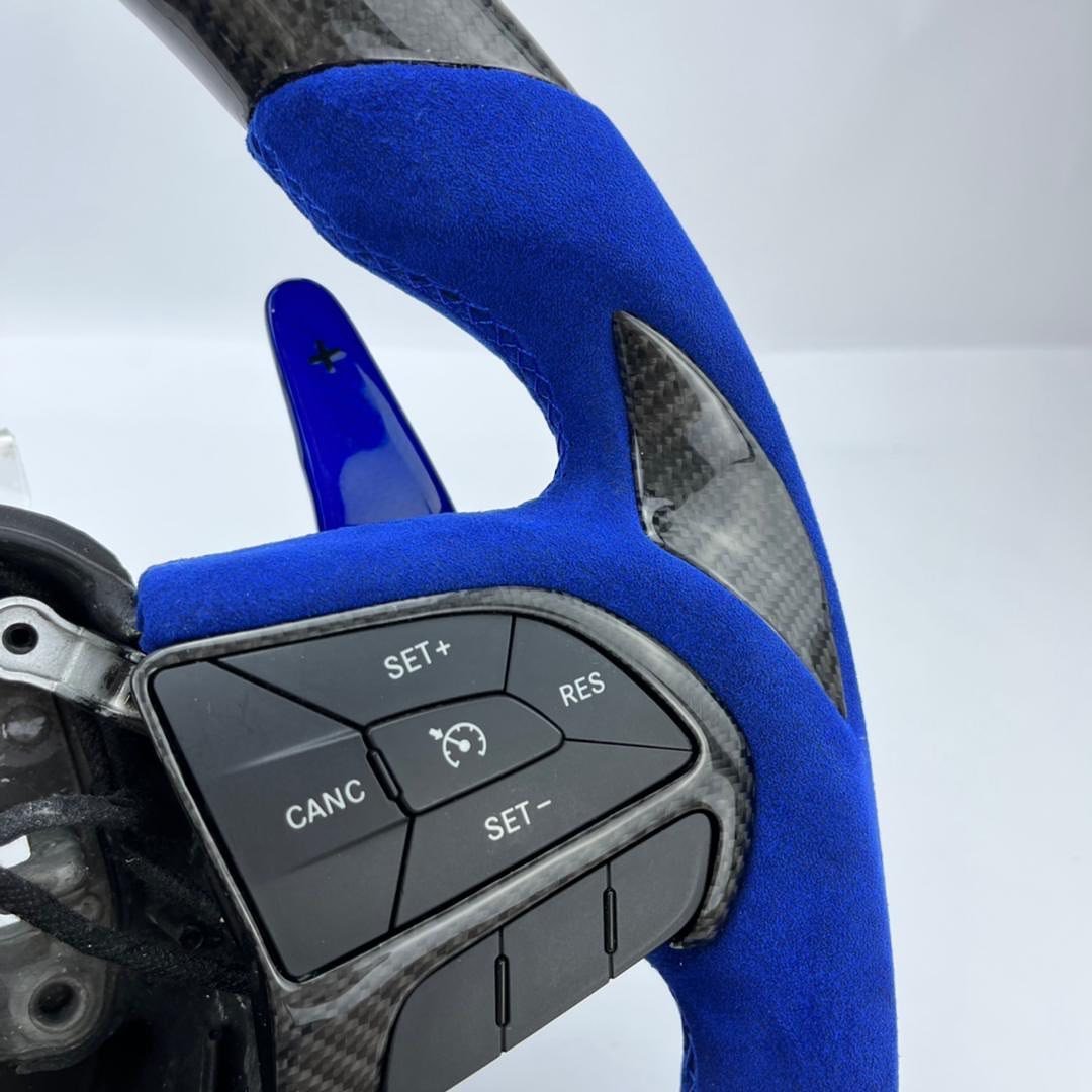 Blue Full custom Oem steering wheel - Image 3