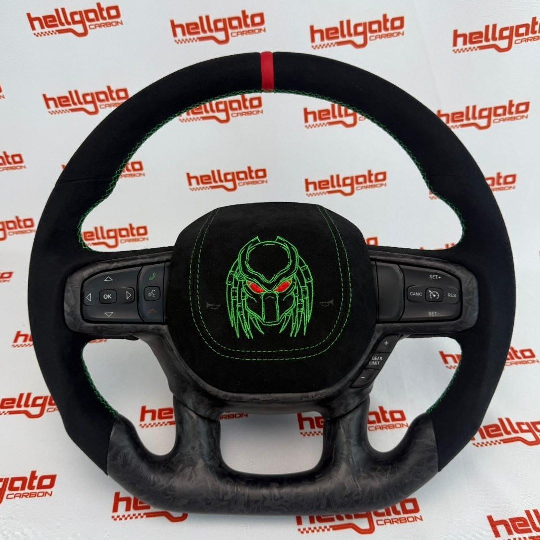 Full Custom 2019+ Ram 1500 OEM Steering Wheel – Predator Edition