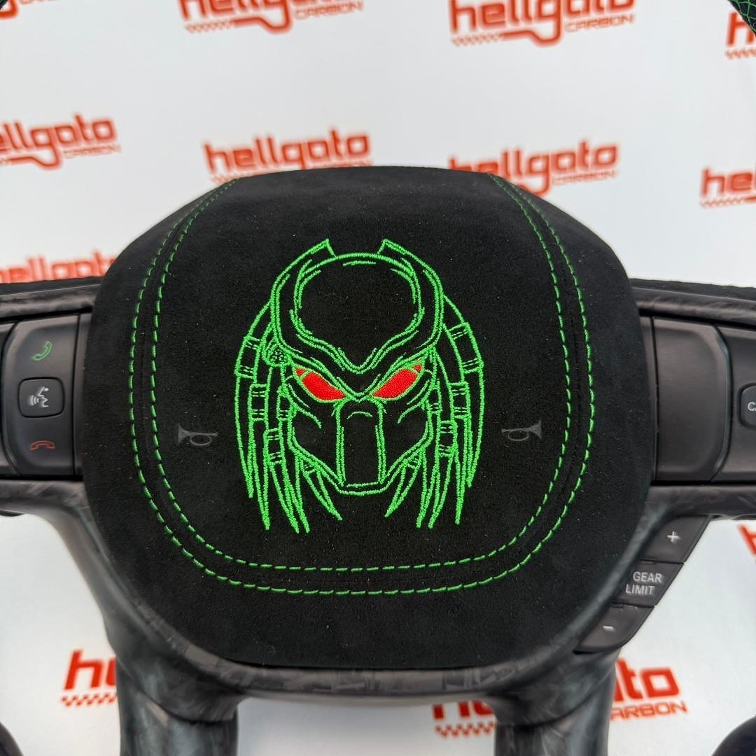 Full Custom 2019+ Ram 1500 OEM Steering Wheel – Predator Edition - Image 4