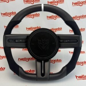 Custom 2007 Ford Mustang OEM Matte Black Carbon Steering Wheel