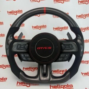 Full Custom 2018–2023 Mustang OEM Gloss Black Carbon Steering Wheel – GT/CS Edition