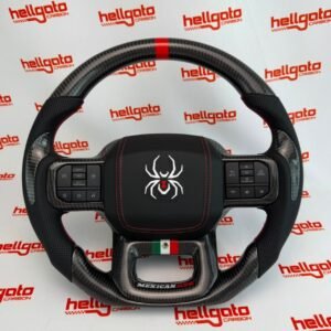Full Custom 2021–2026 Ford F-150 Black Widow OEM Steering Wheel