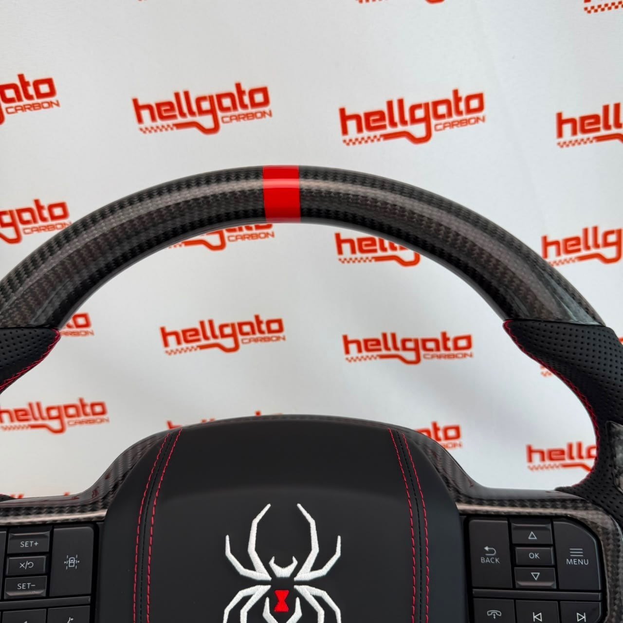 Full Custom 2021–2026 Ford F-150 Black Widow OEM Steering Wheel - Image 2