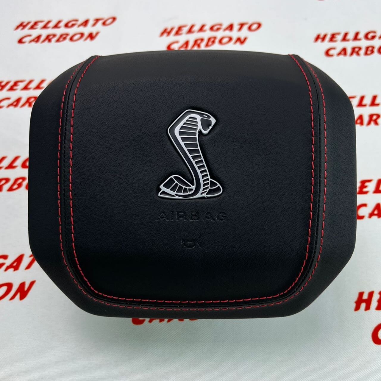 2021+ Ford F-150 Custom Gloss Black Carbon Fiber Steering Wheel | OEM Flat Bottom | Shelby Edition - Image 9