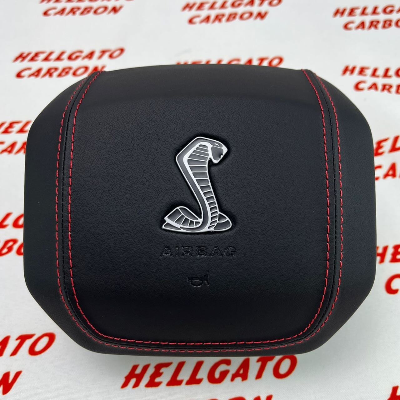 2021+ Ford F-150 Raptor Shelby Custom Gloss Black Carbon Fiber Steering Wheel | OEM Flat Bottom | LED Shift Lights | Shelby Edition - Image 9