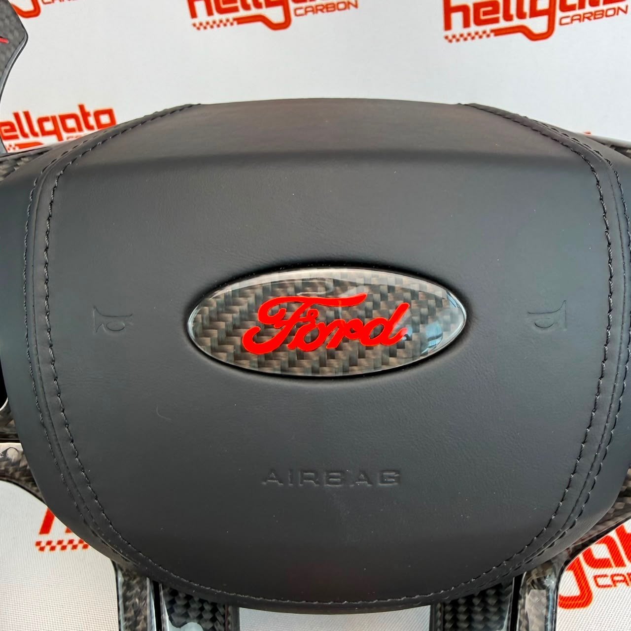Custom 2025 Ford Explorer OEM Carbon Fiber Steering Wheel - Image 4