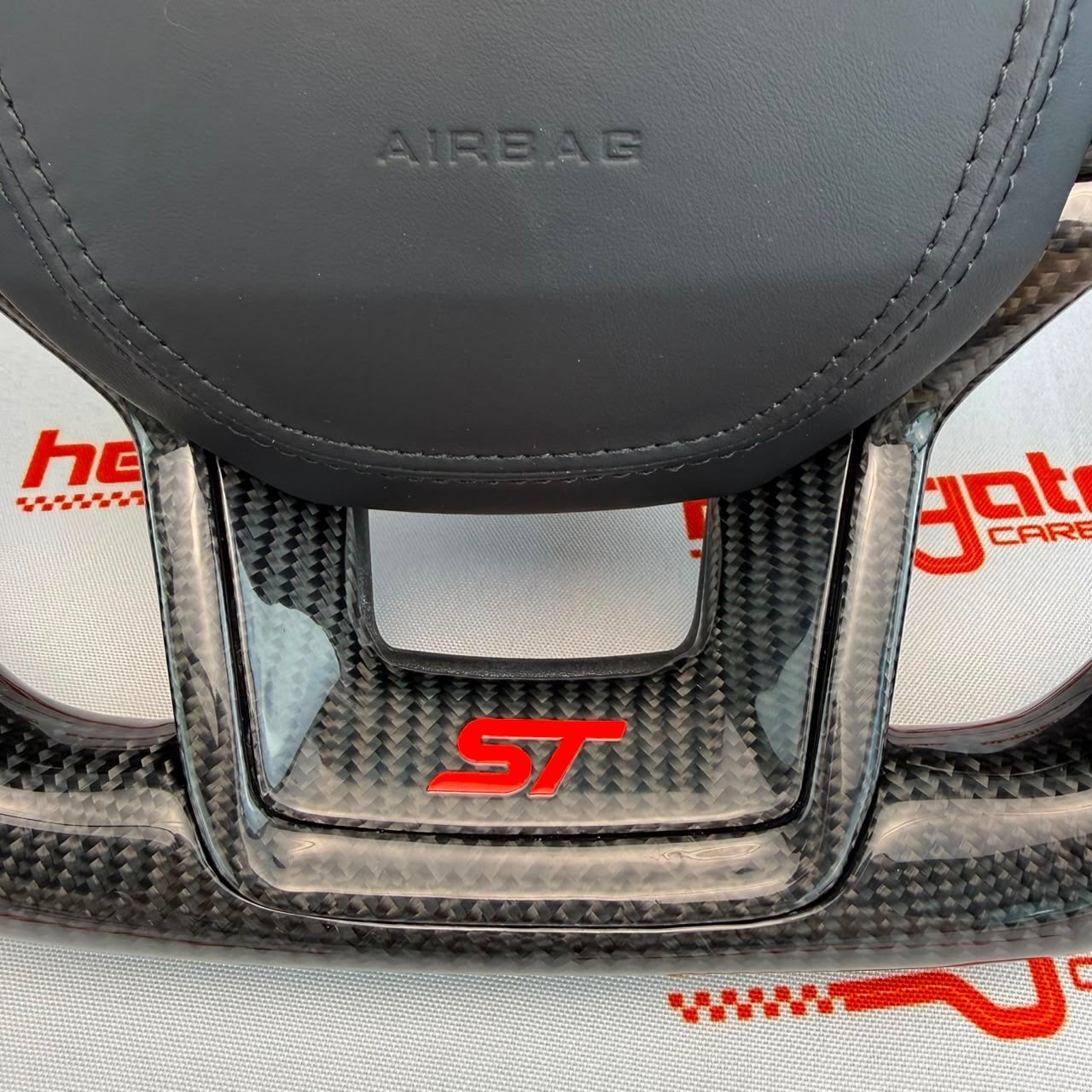 Custom 2025 Ford Explorer OEM Carbon Fiber Steering Wheel - Image 6