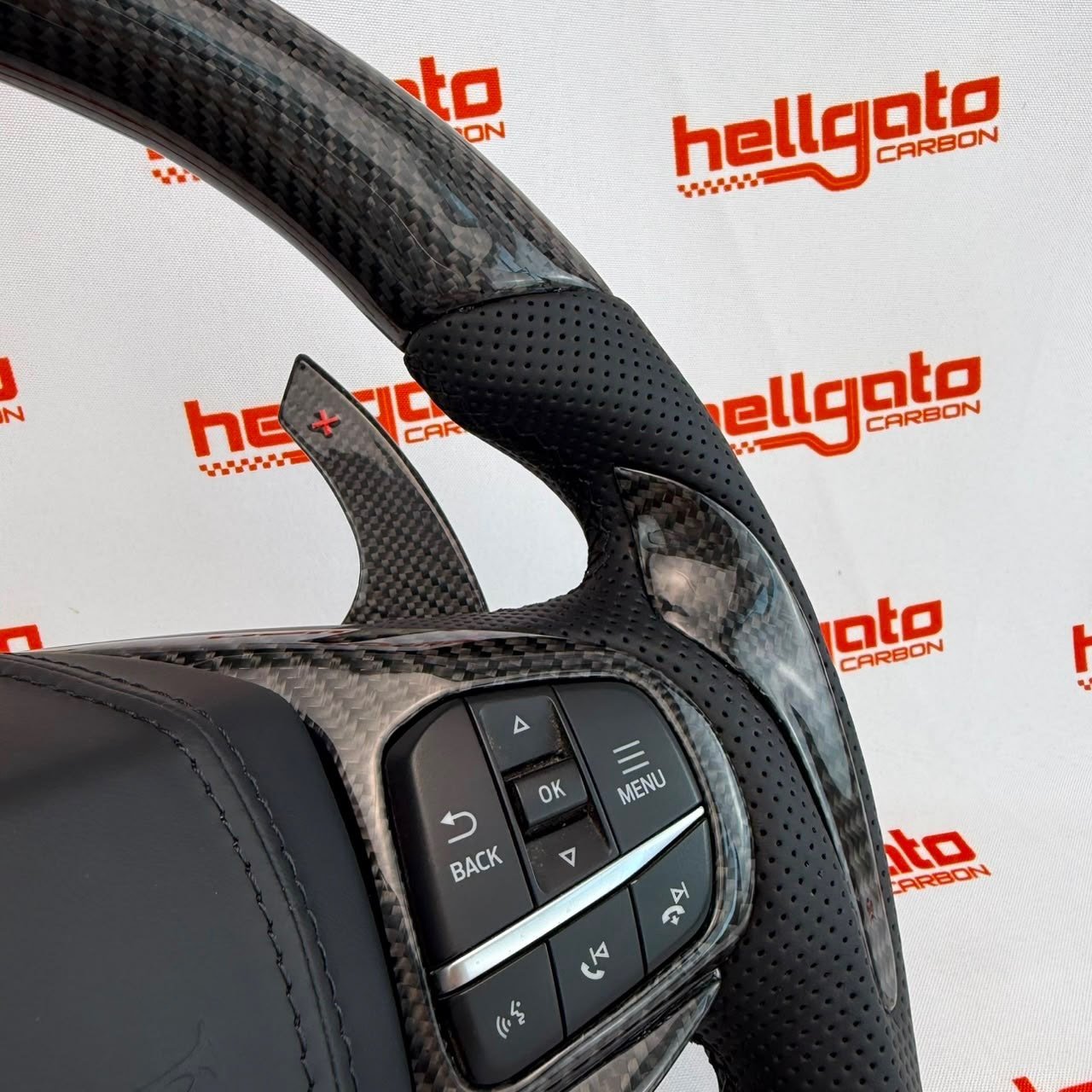 Custom 2025 Ford Explorer OEM Carbon Fiber Steering Wheel - Image 11