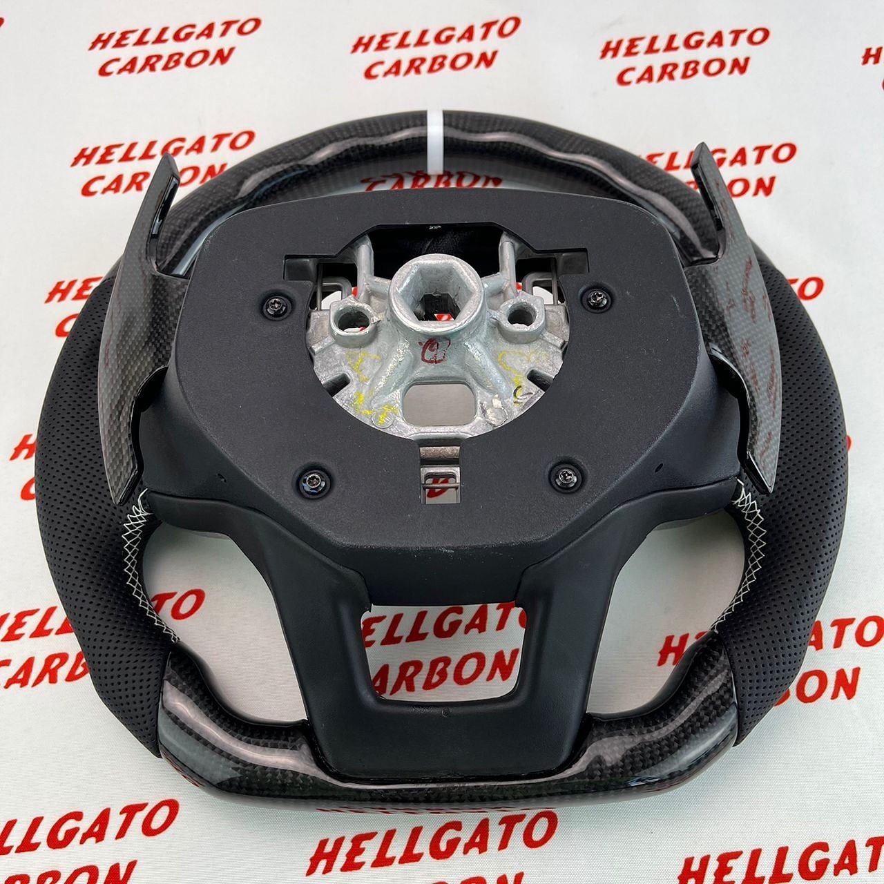 Custom 2022 Ford Explorer ST Carbon Fiber Steering Wheel - Image 9