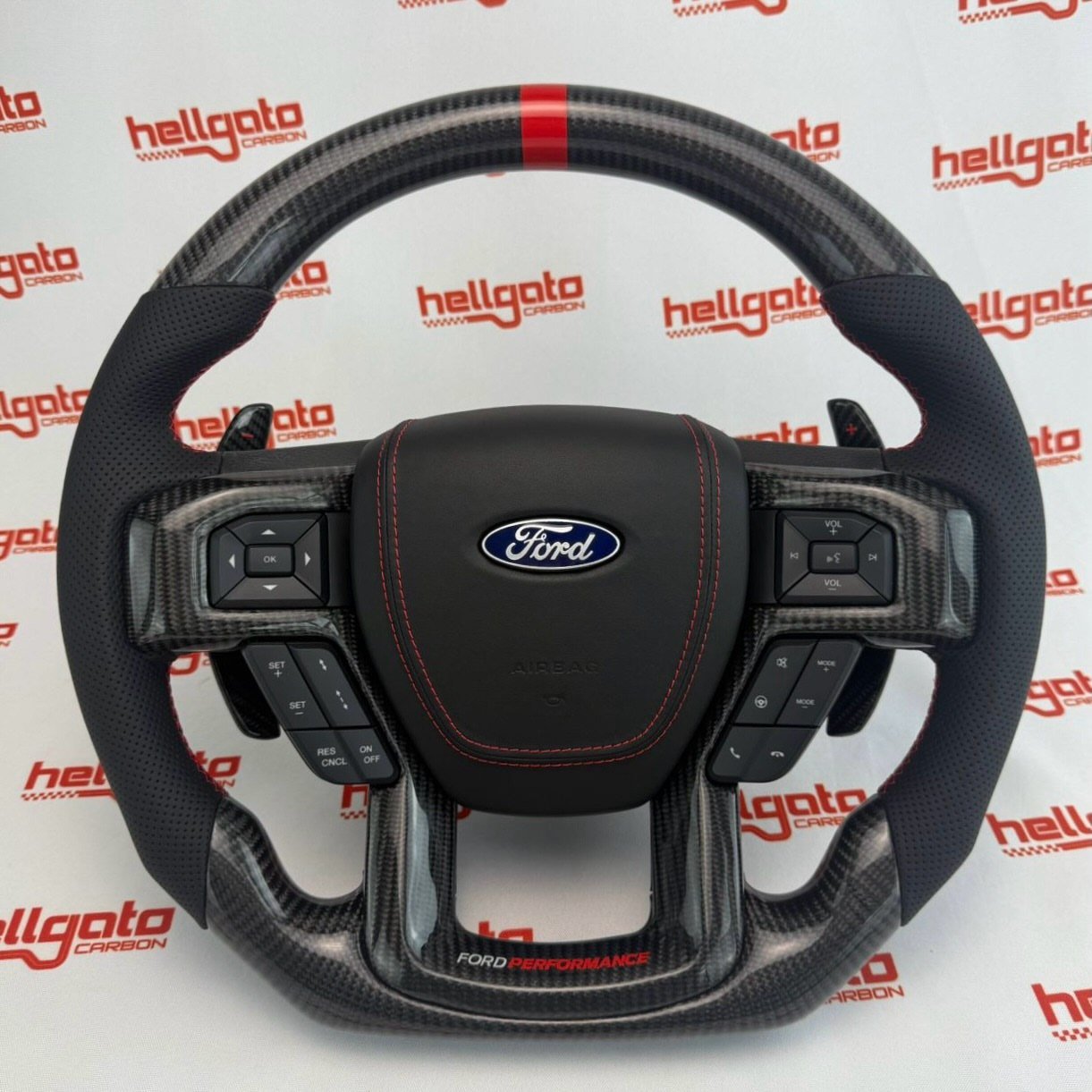 FULL CUSTOM 2015–2020 F-150 RAPTOR OEM STEERING WHEEL