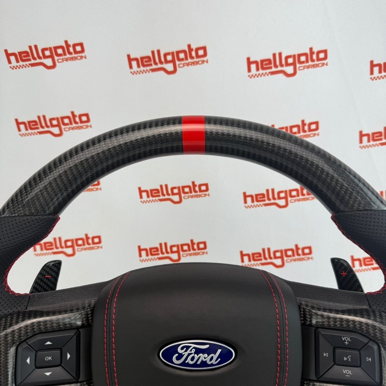 FULL CUSTOM 2015–2020 F-150 RAPTOR OEM STEERING WHEEL - Image 3
