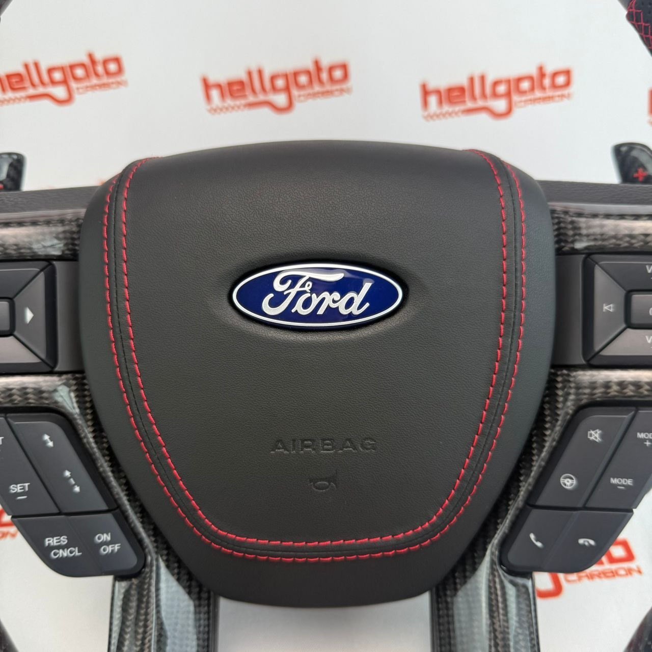 FULL CUSTOM 2015–2020 F-150 RAPTOR OEM STEERING WHEEL - Image 4