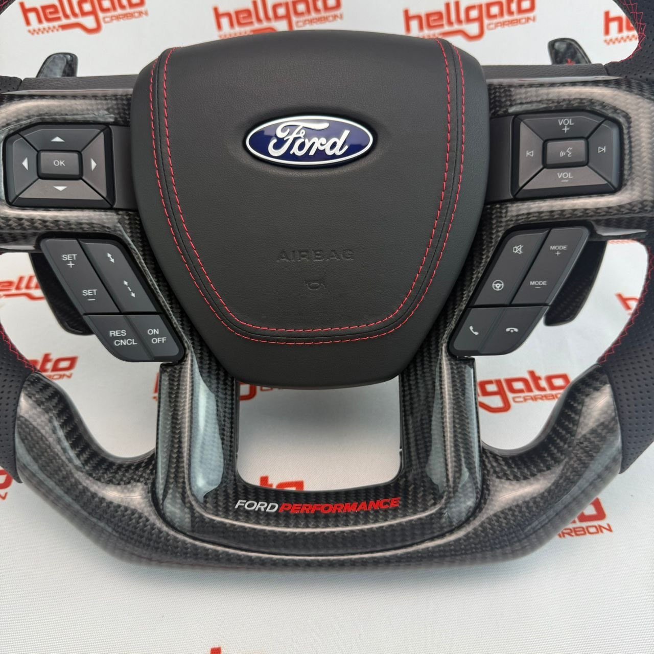 FULL CUSTOM 2015–2020 F-150 RAPTOR OEM STEERING WHEEL - Image 5