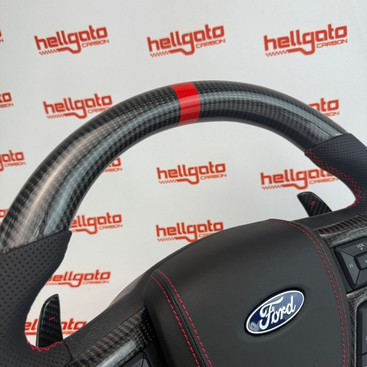 FULL CUSTOM 2015–2020 F-150 RAPTOR OEM STEERING WHEEL - Image 7