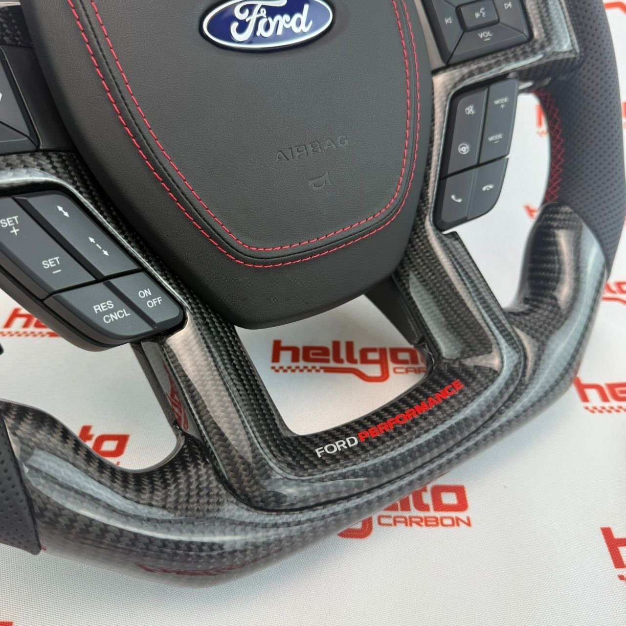 FULL CUSTOM 2015–2020 F-150 RAPTOR OEM STEERING WHEEL - Image 9