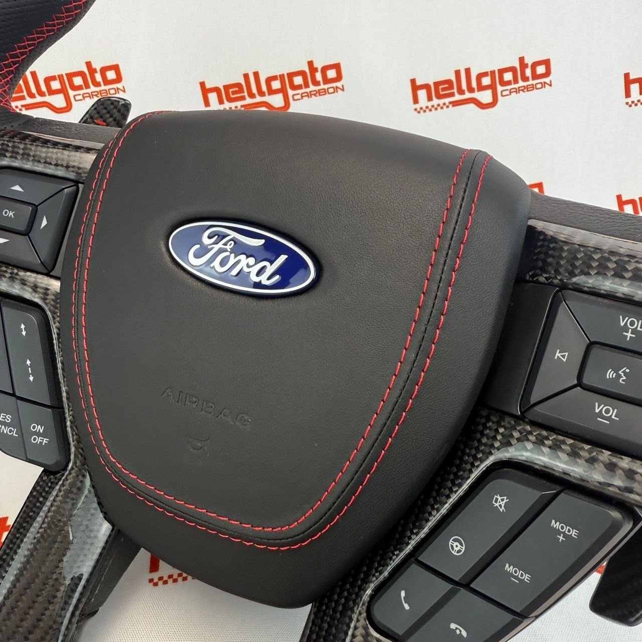 FULL CUSTOM 2015–2020 F-150 RAPTOR OEM STEERING WHEEL - Image 13