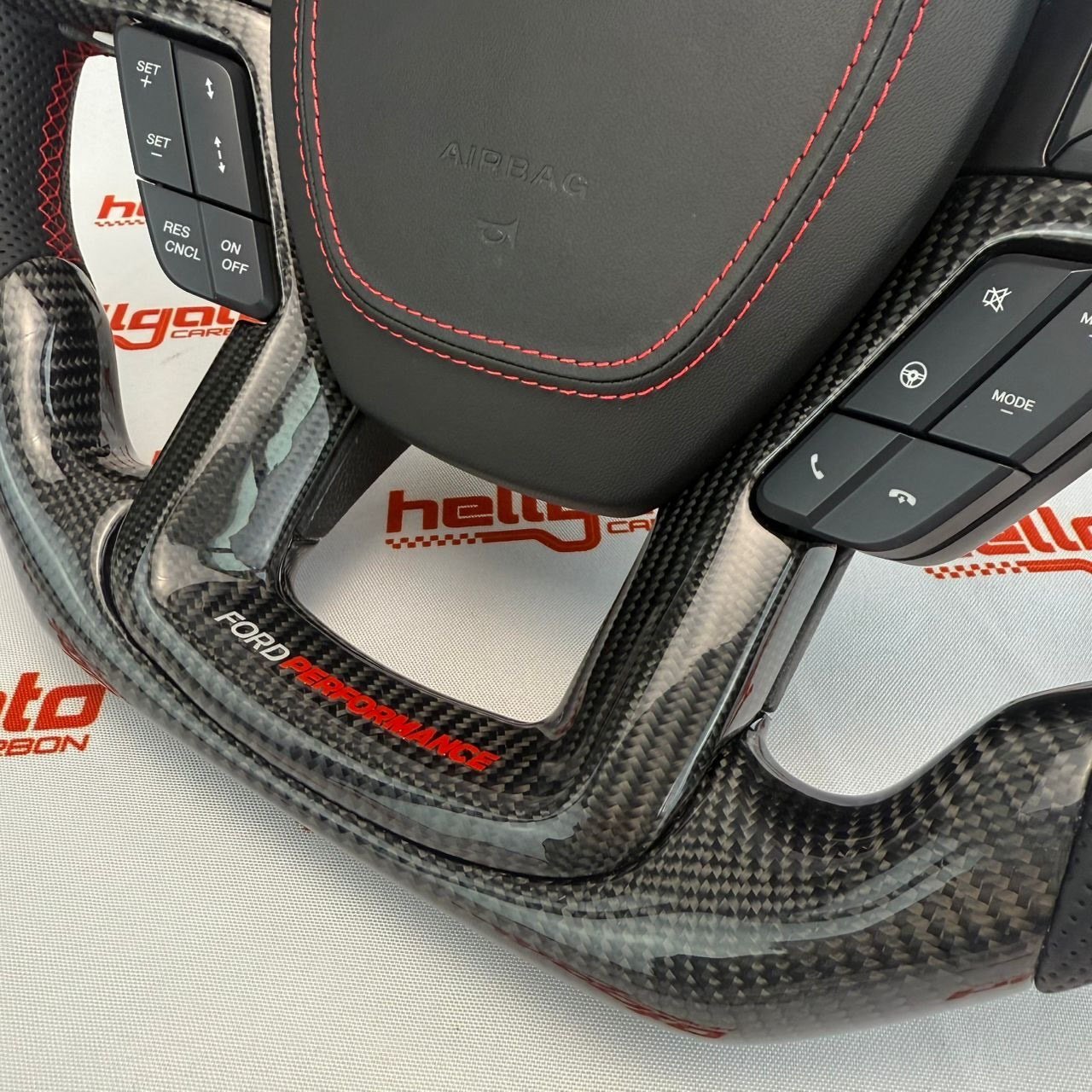 FULL CUSTOM 2015–2020 F-150 RAPTOR OEM STEERING WHEEL - Image 14