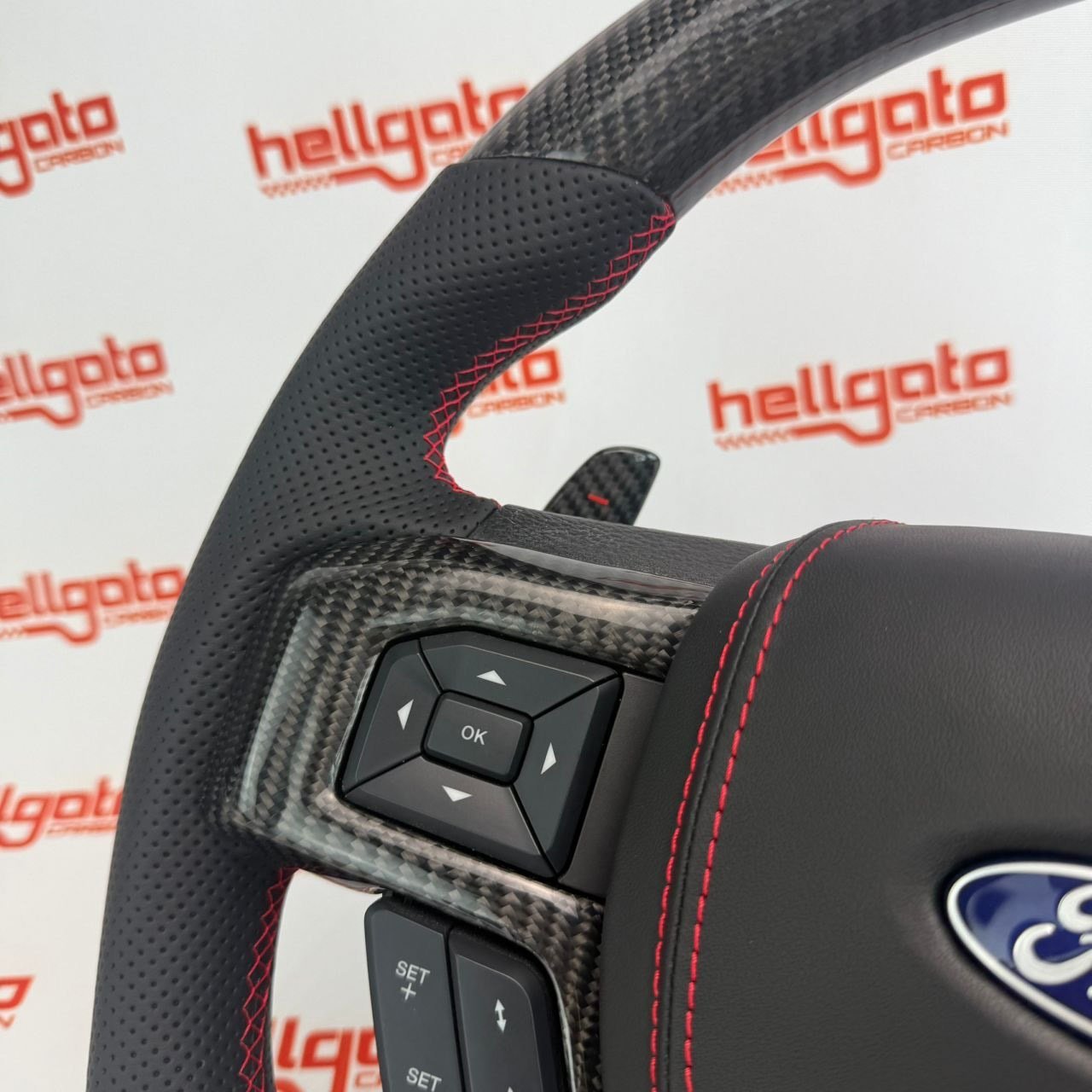 FULL CUSTOM 2015–2020 F-150 RAPTOR OEM STEERING WHEEL - Image 15